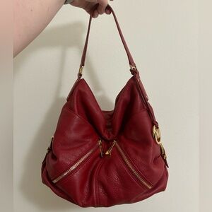 MICHAEL KORS- Leather Shoulder Bag